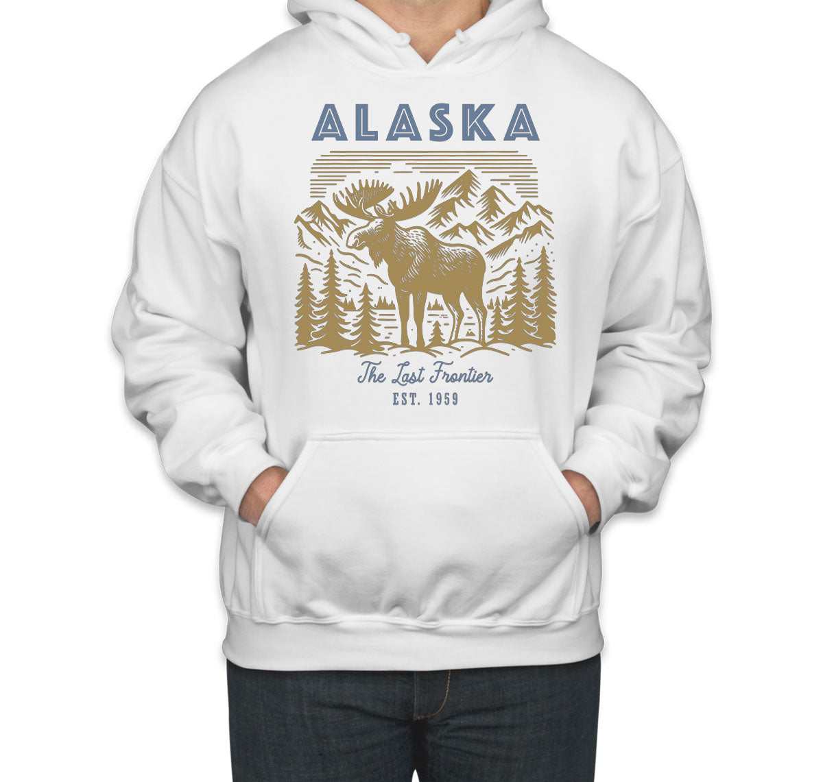 Alaska State Vintage Unisex Hoodie