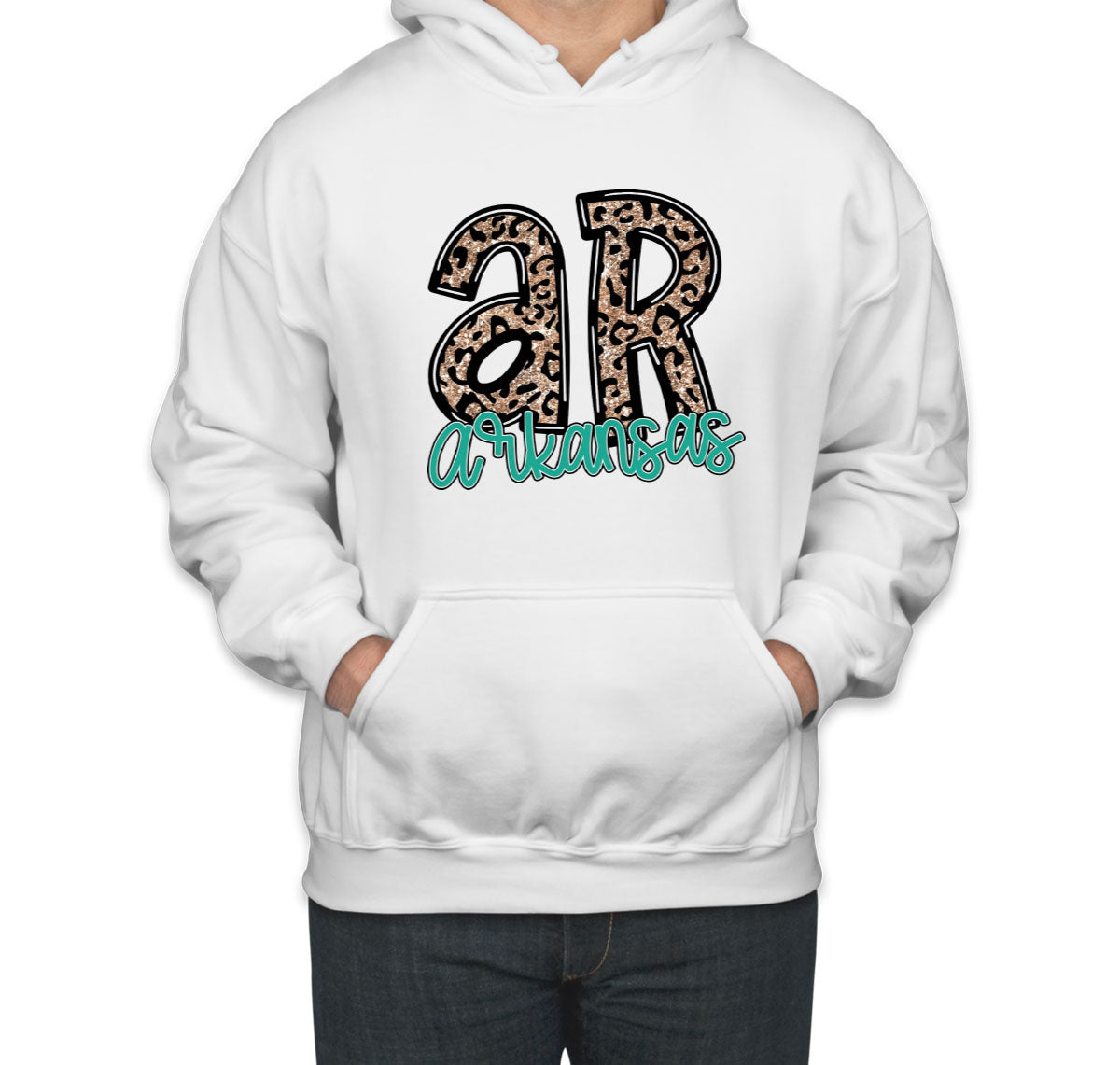 Arkansas State Abbreviation Unisex Hoodie