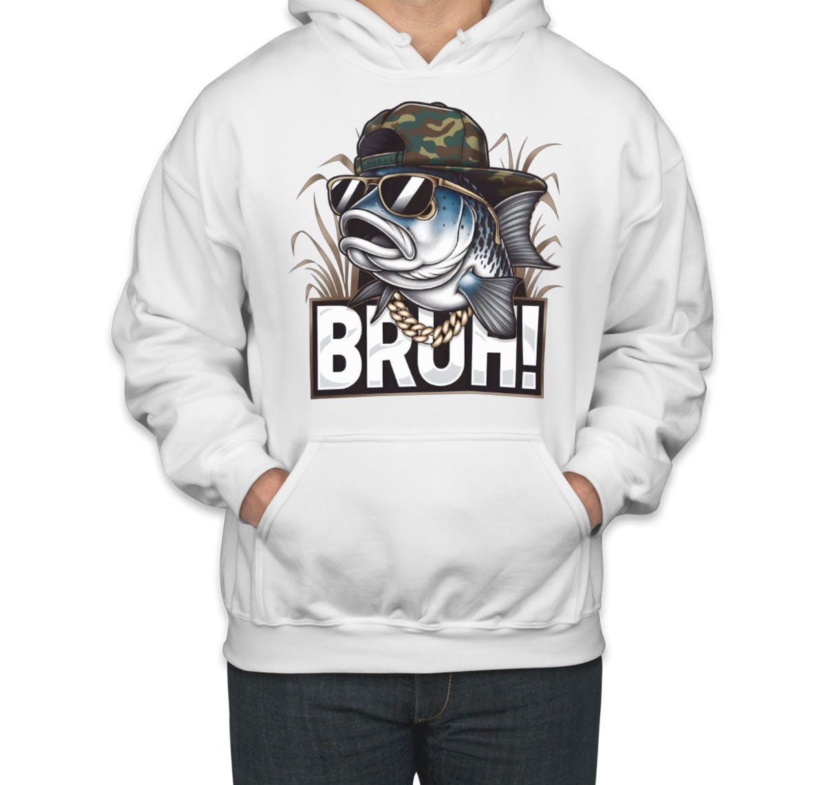 Funny Bass Fishing Unisex Hoodie