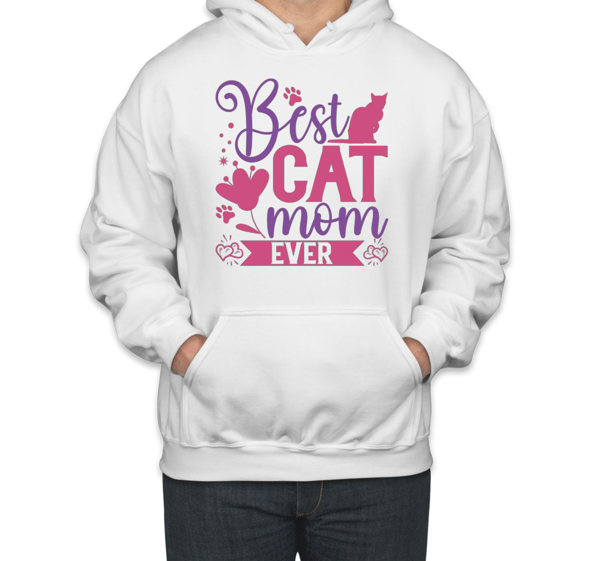 Best Cat Mom Ever Unisex Hoodie