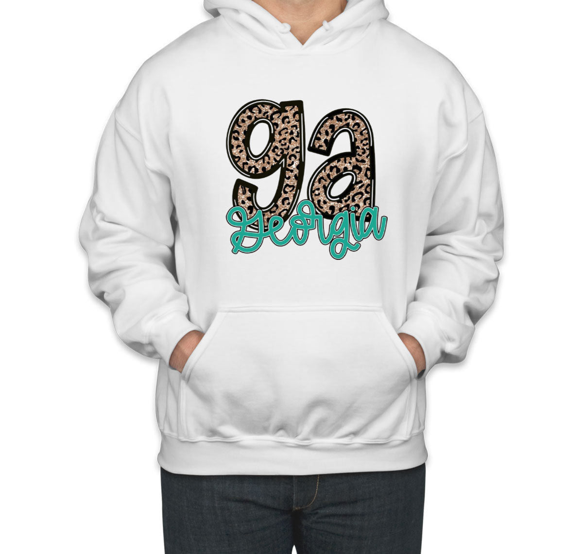Georgia State Abbreviation Unisex Hoodie