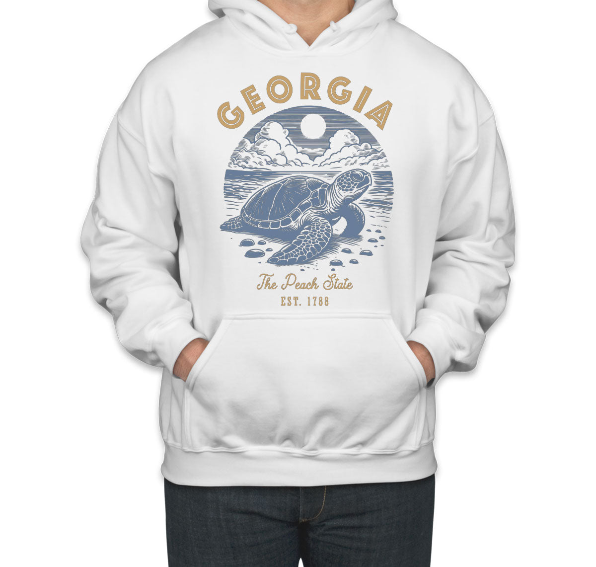 Georgia State Vintage Unisex Hoodie