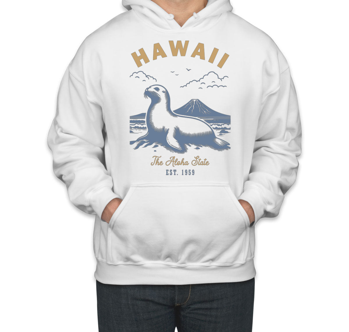 Hawaii State Vintage Unisex Hoodie