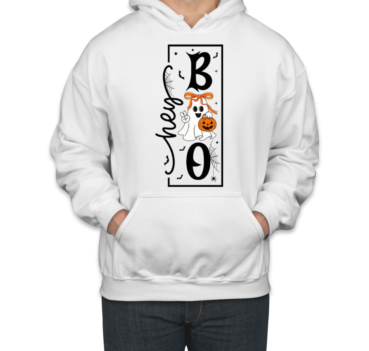 Hey Boo Halloween Unisex Hoodie