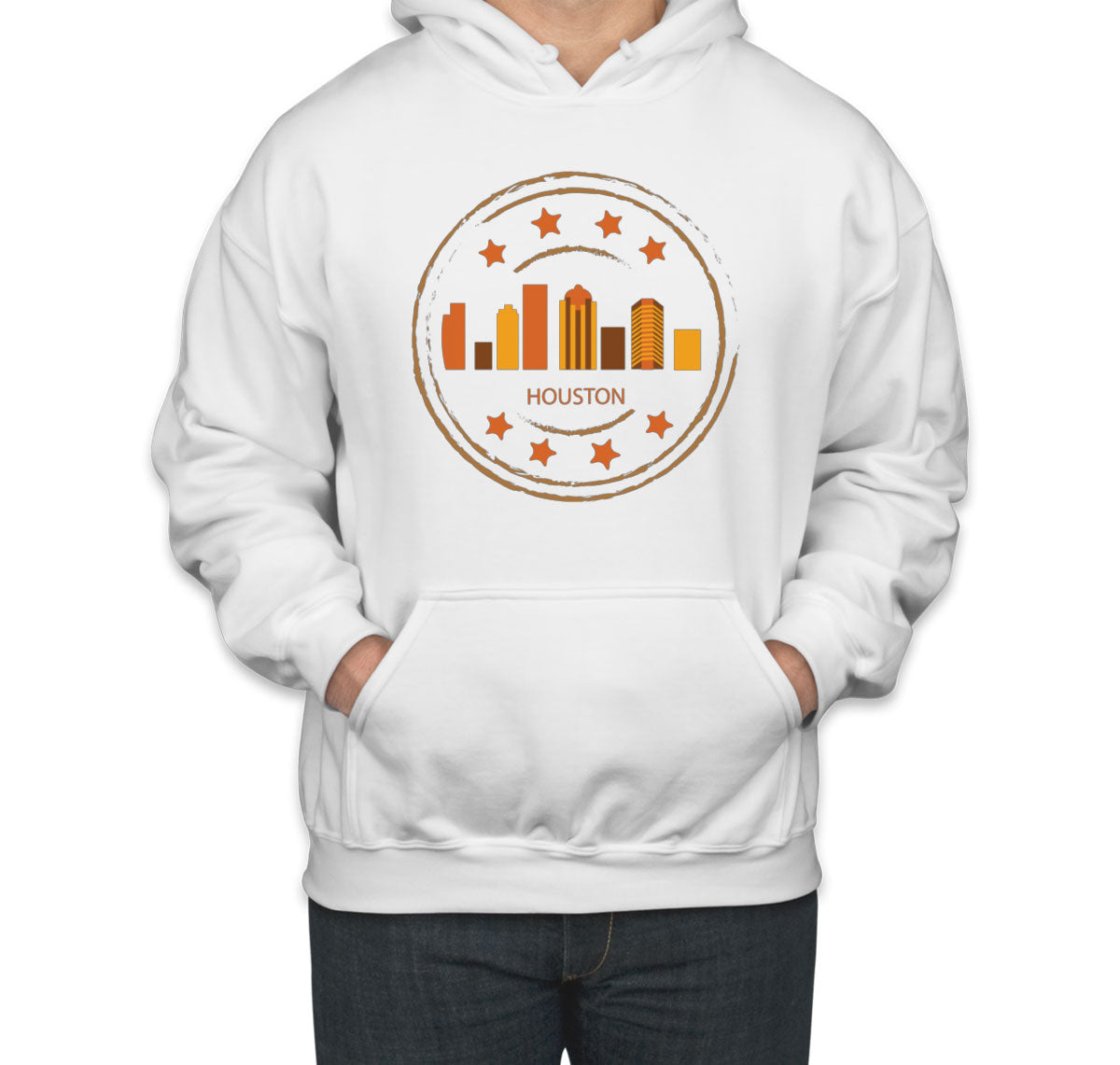 Houston Stamp Unisex Hoodie