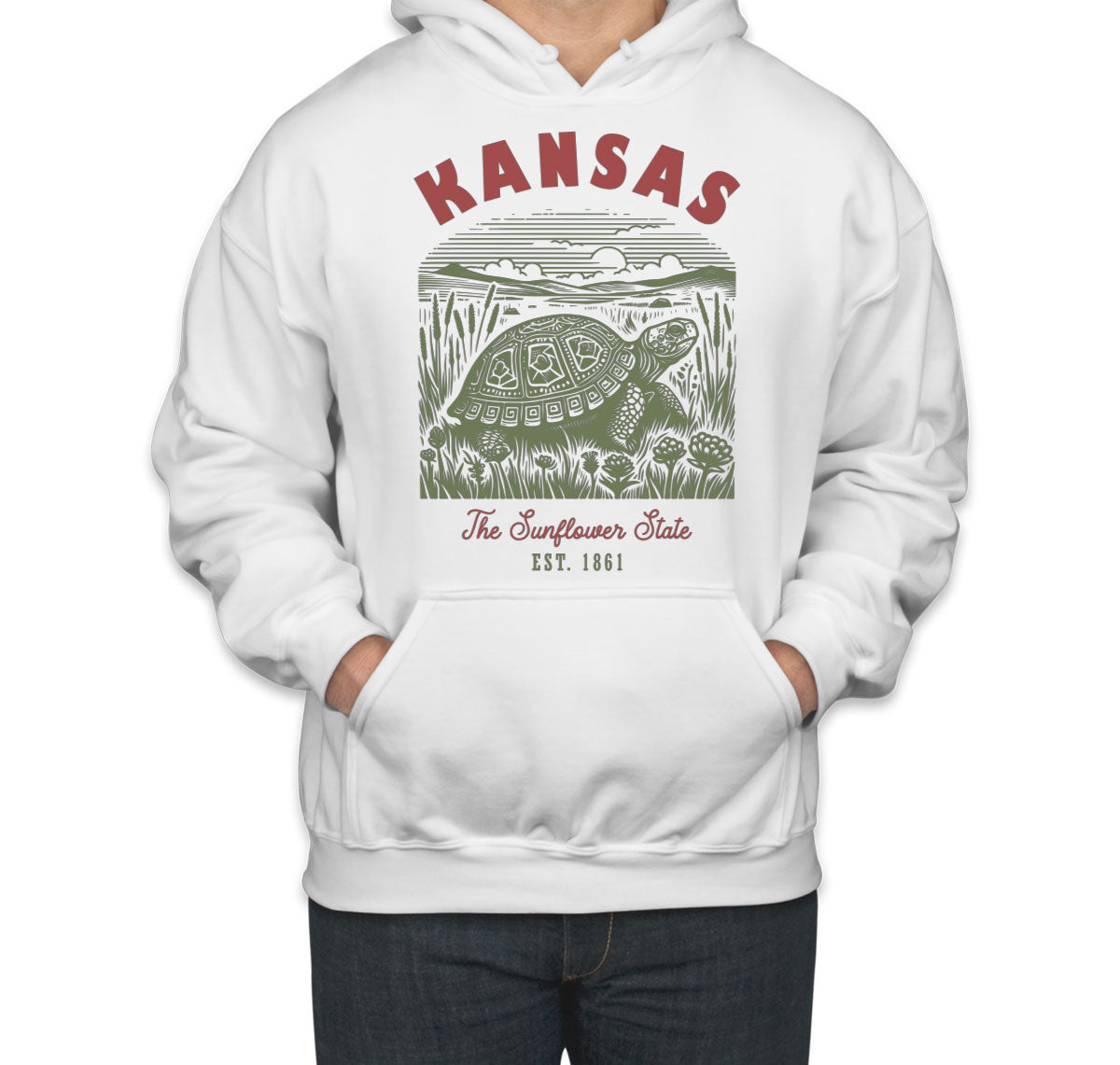 Kansas State Vintage Unisex Hoodie