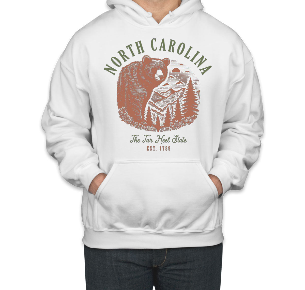 North Carolina State Vintage Unisex Hoodie