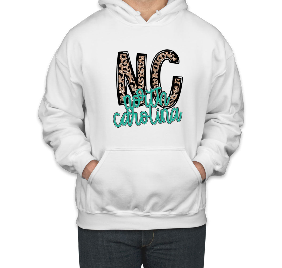 North Carolina State Abbreviation Unisex Hoodie