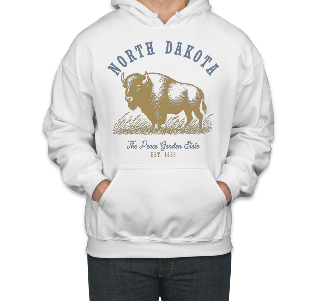 North Dakota State Vintage Unisex Hoodie