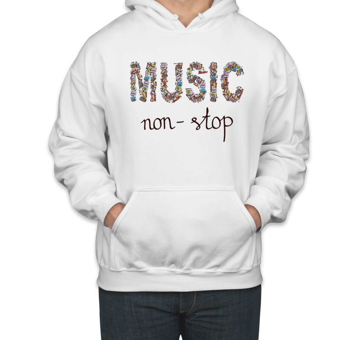 Music Non-Stop Unisex Hoodie
