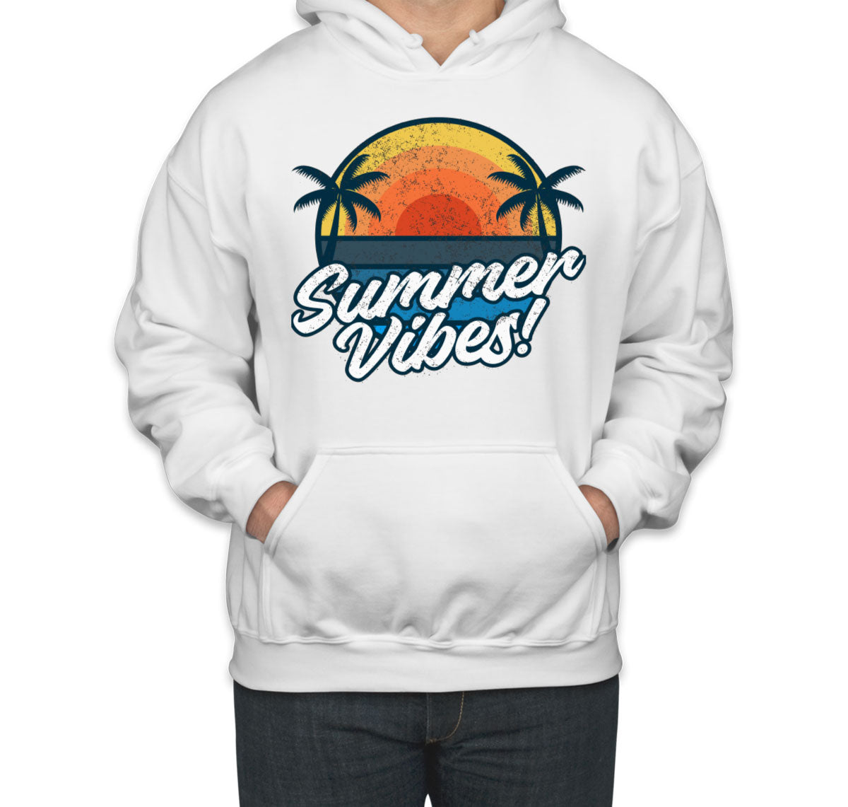 Retro Summer Vibes Unisex Hoodie