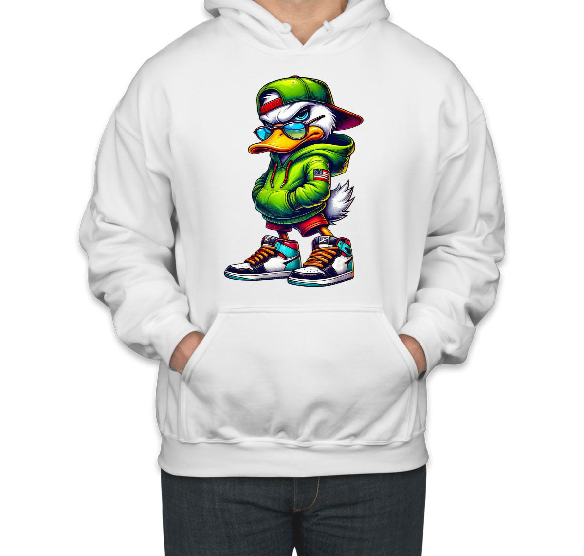 Street Duck Cartoon Unisex Hoodie