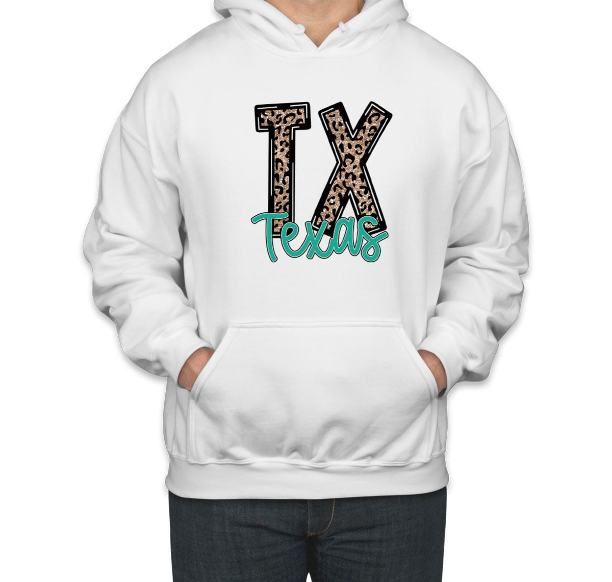 Texas State Abbreviation Unisex Hoodie