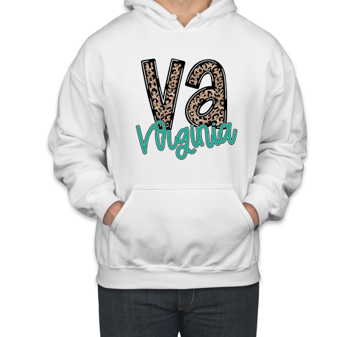 Virginia State Abbreviation Unisex Hoodie