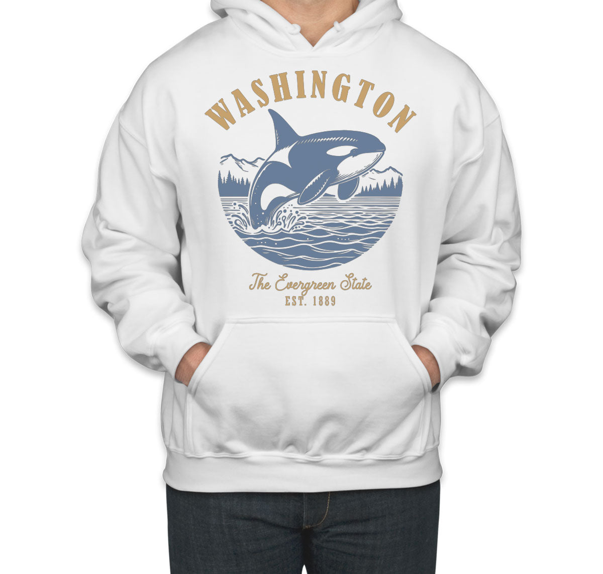 Washington State Vintage Unisex Hoodie