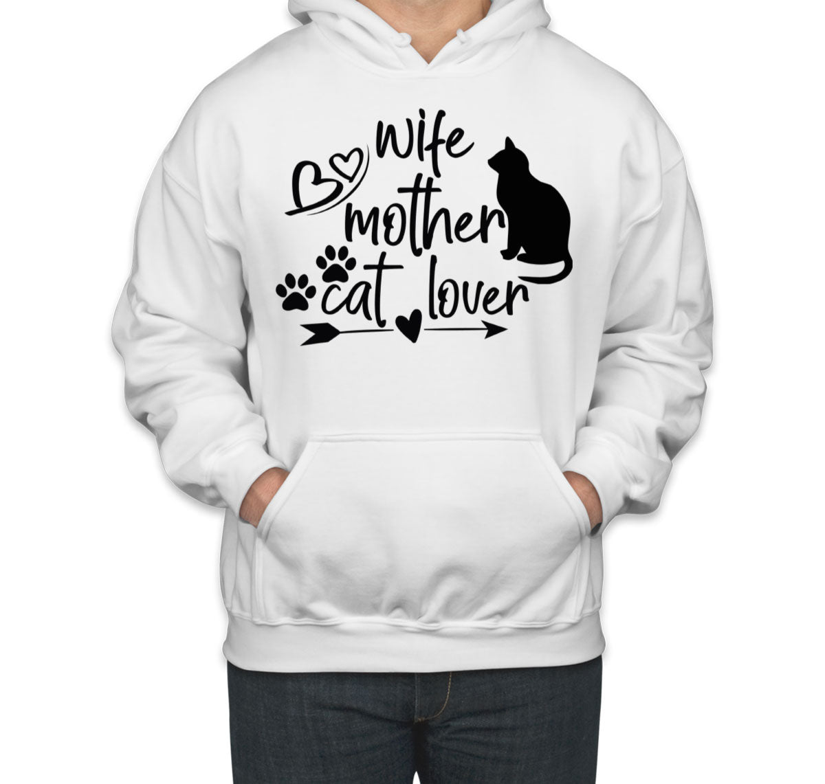 Wife Mother Cat Lover Mother's Day Unisex Hoodie