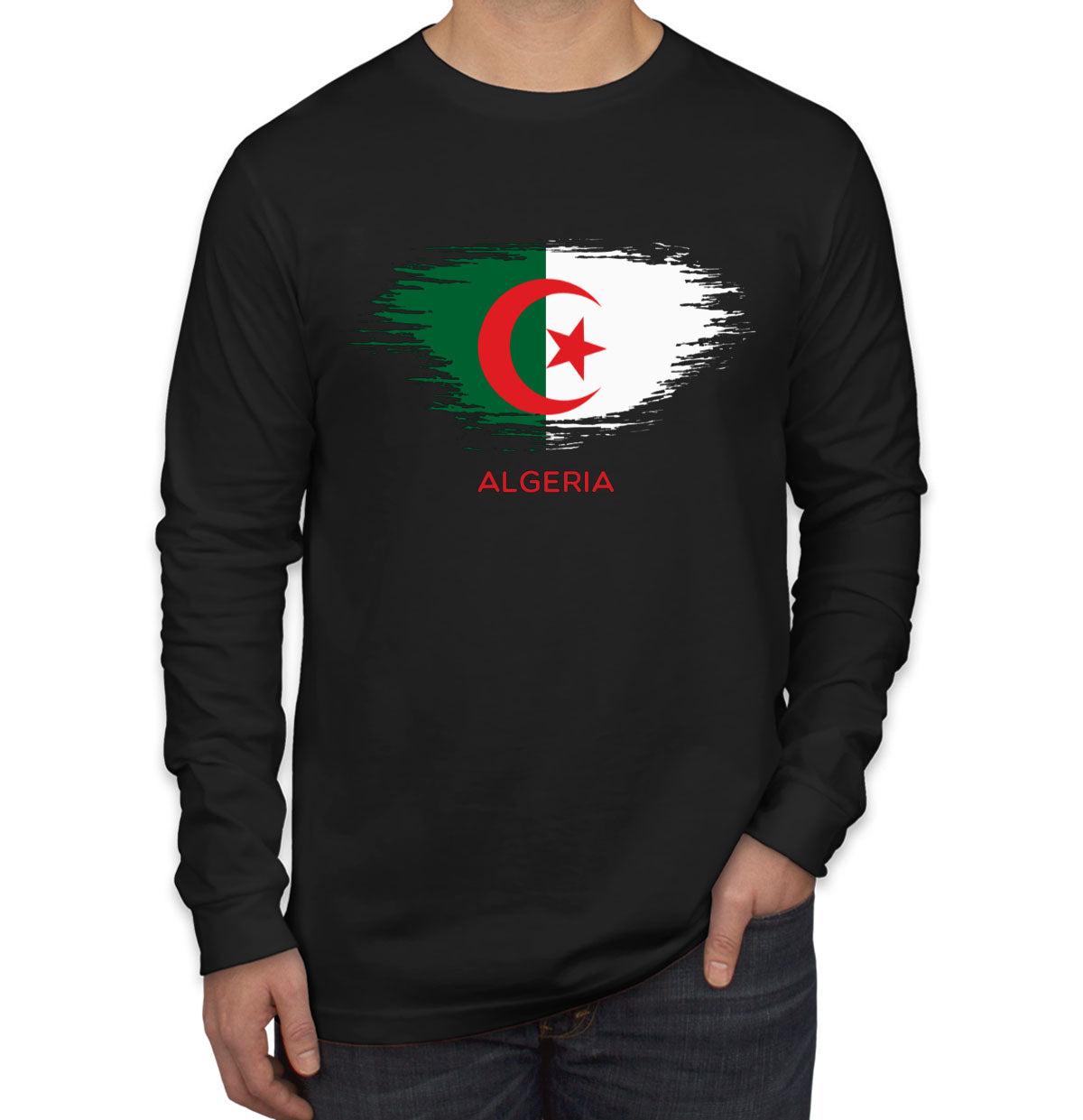 Algeria Flag Long Sleeve Shirt