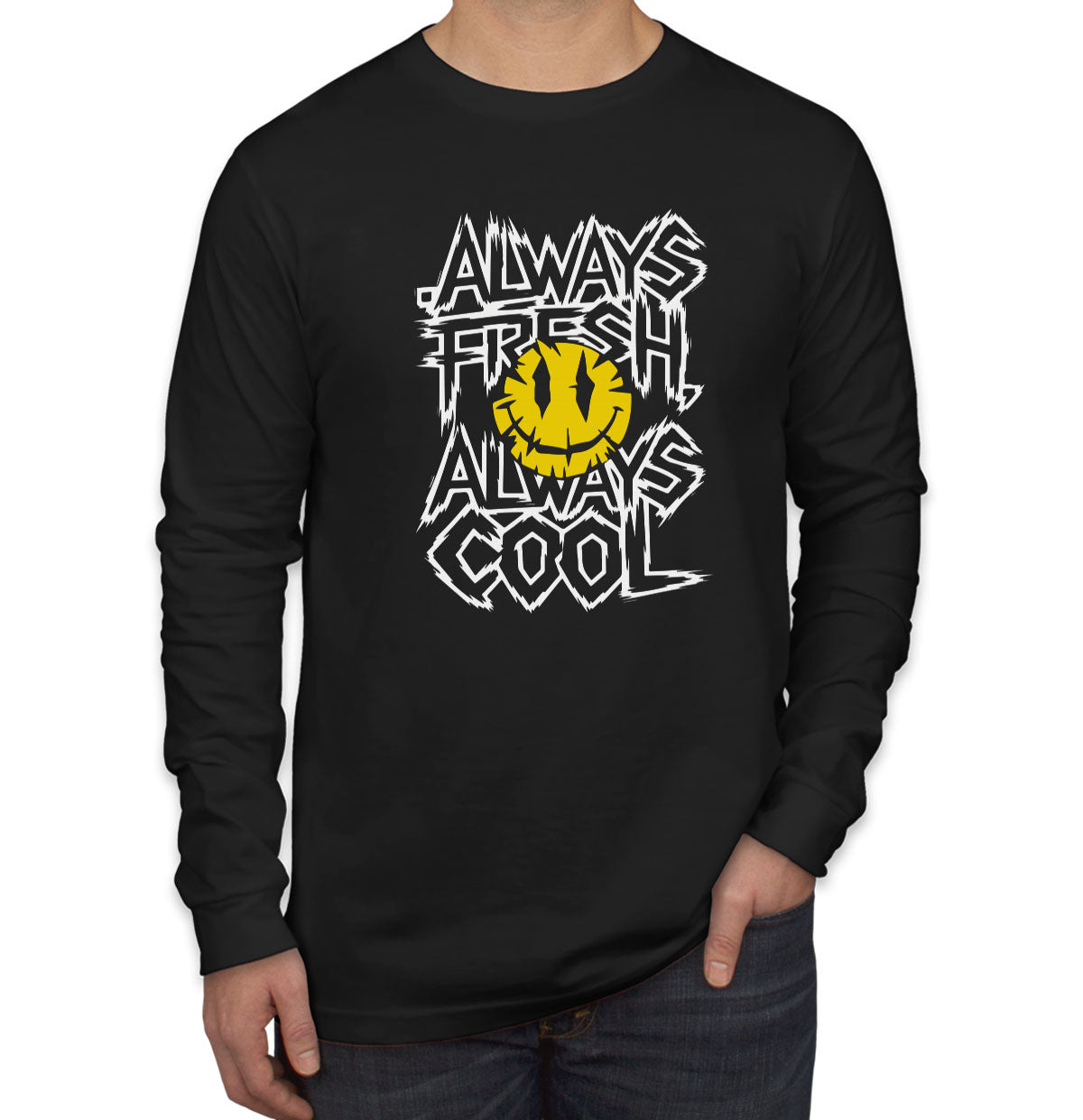 Always Fresh Always Cool  Men's Long Sleeve Shirt