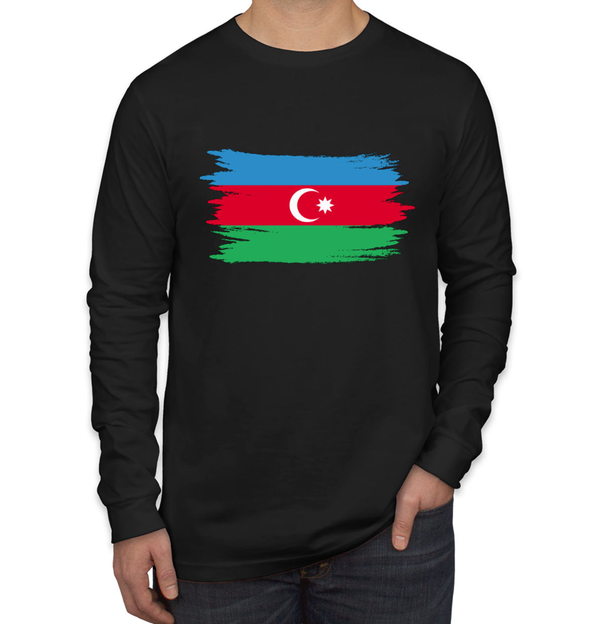 Azerbaijan Flag Long Sleeve Shirt