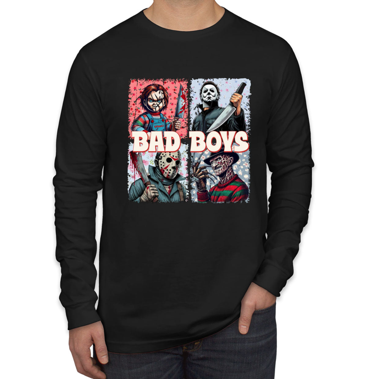 Bad Boys Halloween Men's Long Sleeve Shirt