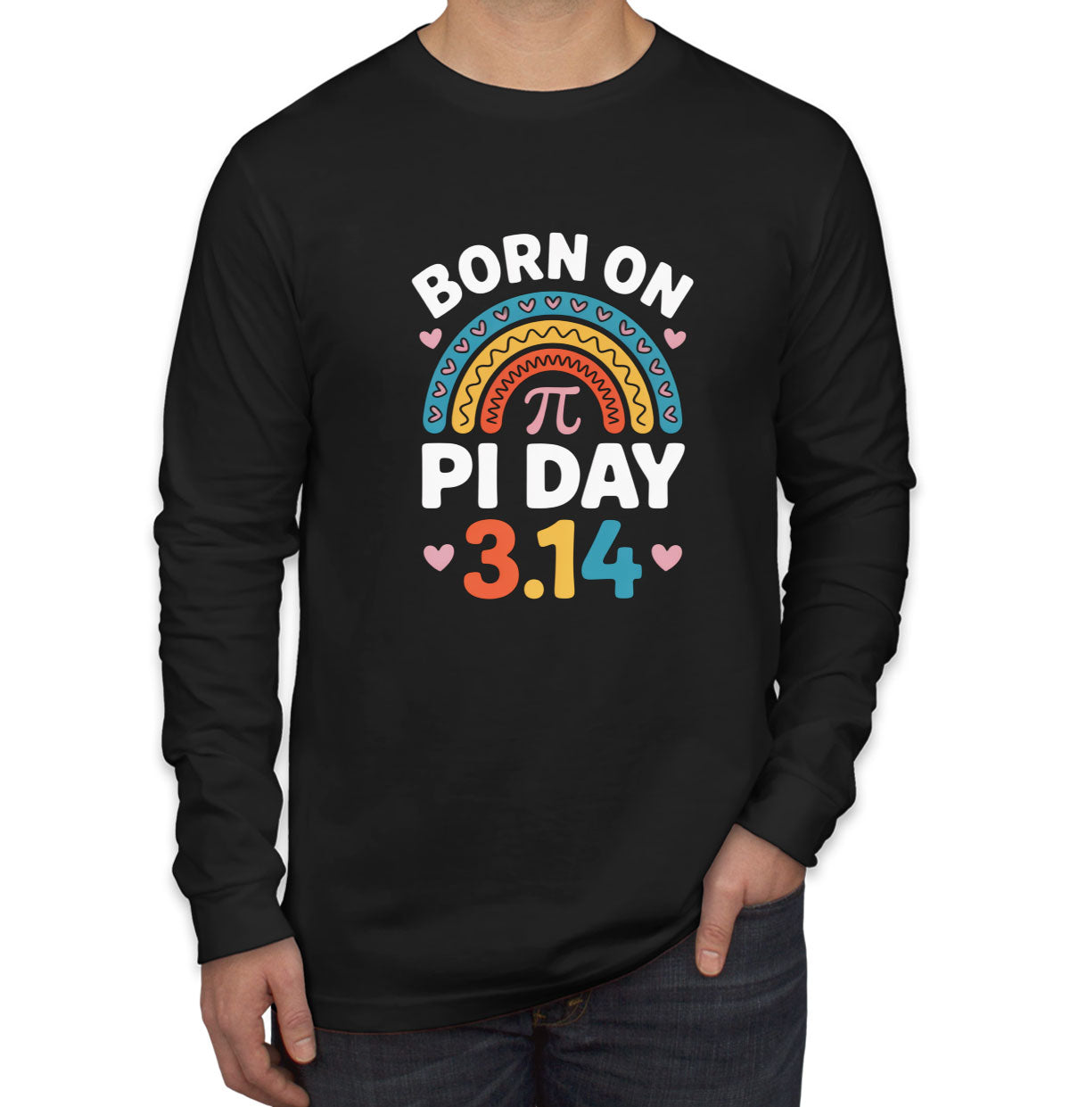 Born On Pi Day Men's Long Sleeve Shirt