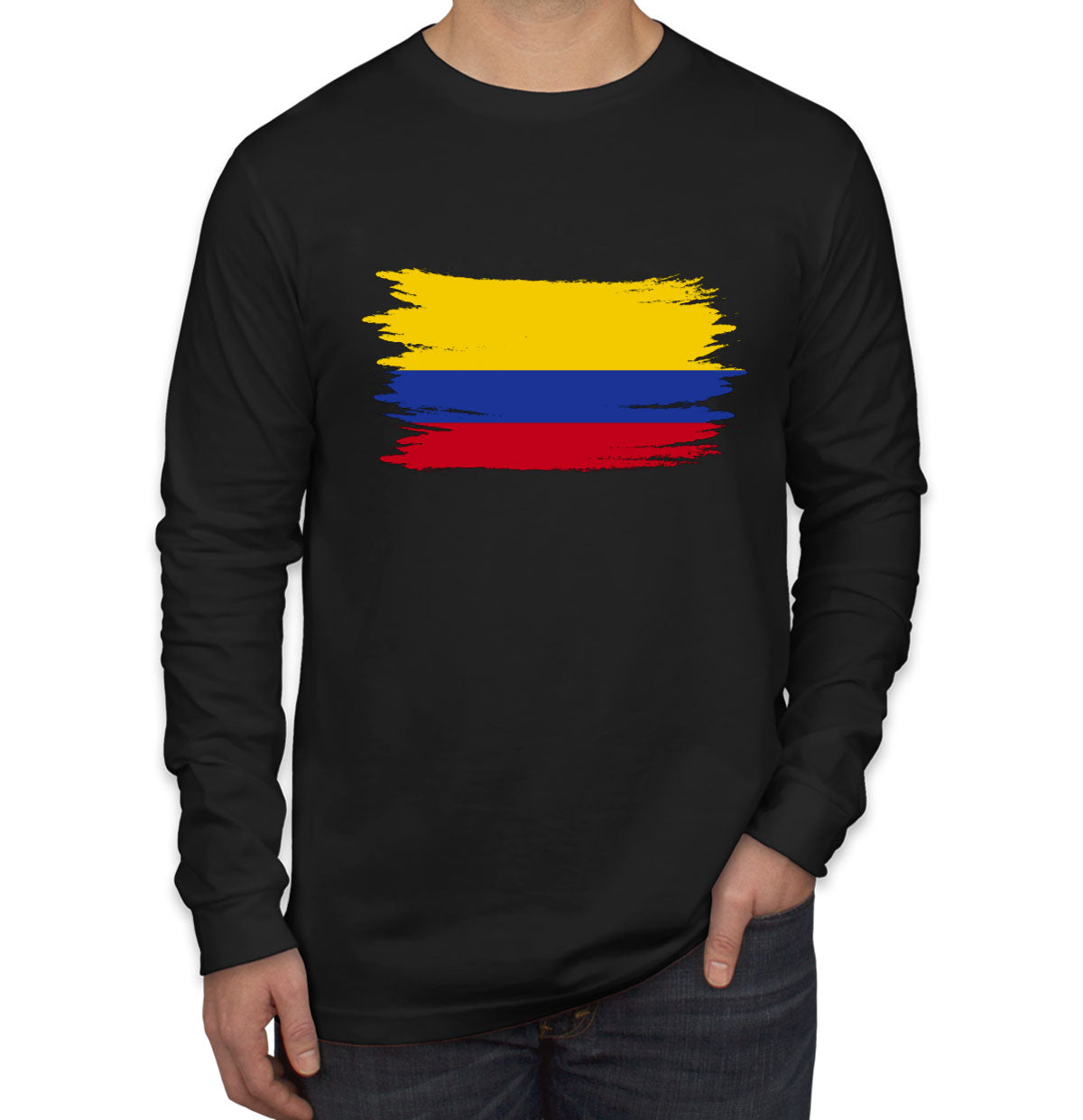 Colombia Flag Long Sleeve Shirt