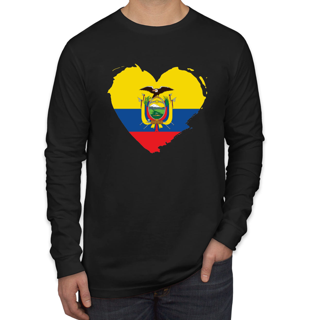 Ecuador Flag Long Sleeve Shirt