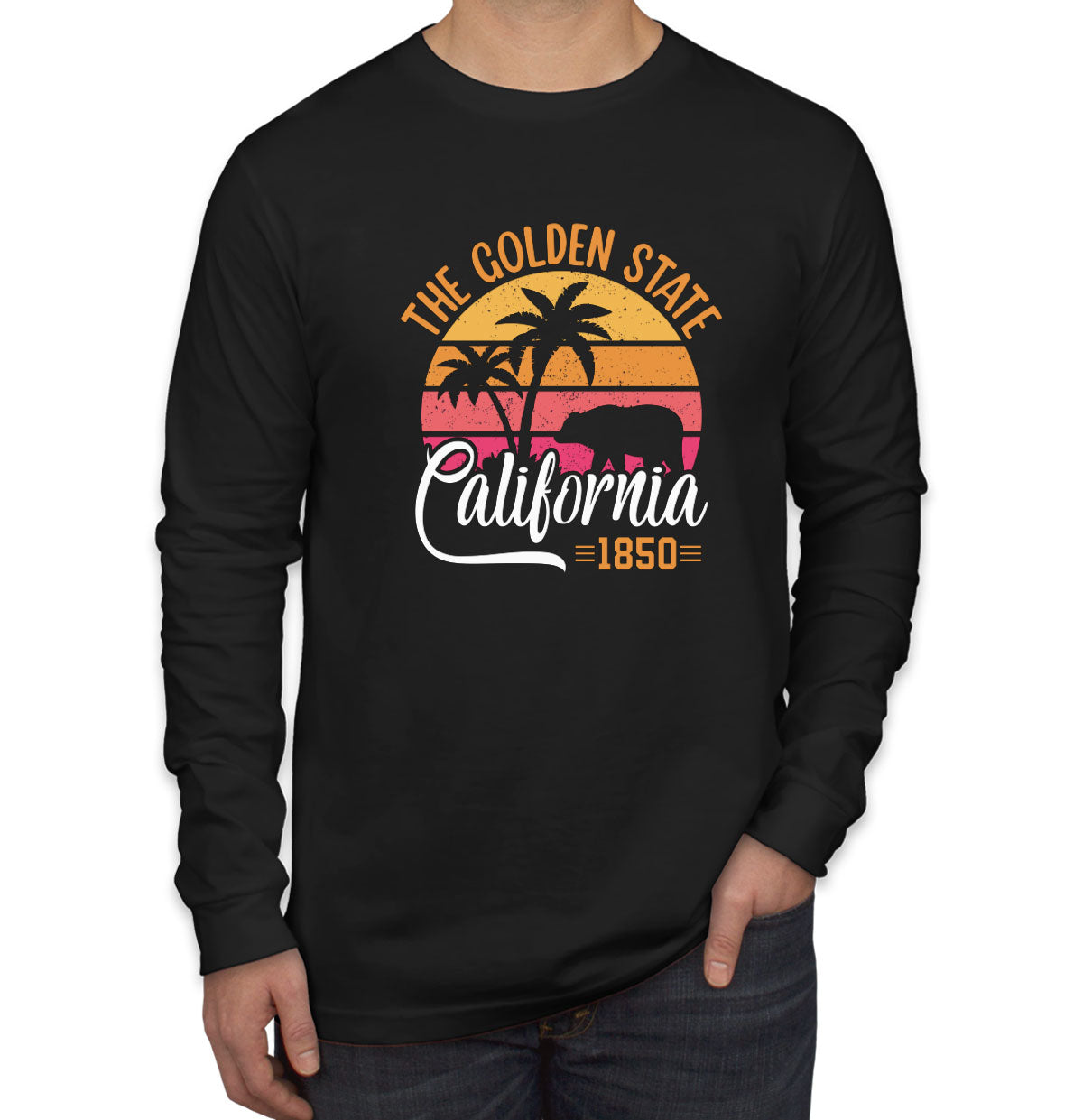 The Golden State California Men's Long Sleeve Shirt