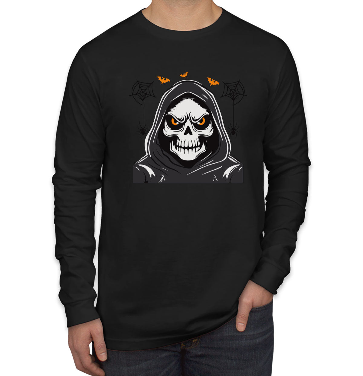 Skeleton Halloween Men's Long Sleeve Shirt