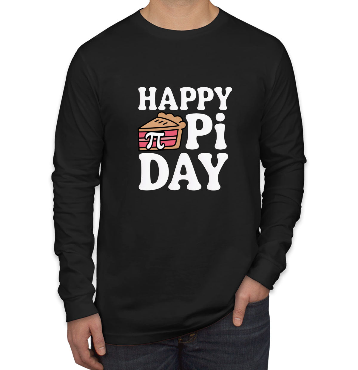 Happy Pi Day Men's Long Sleeve Shirt