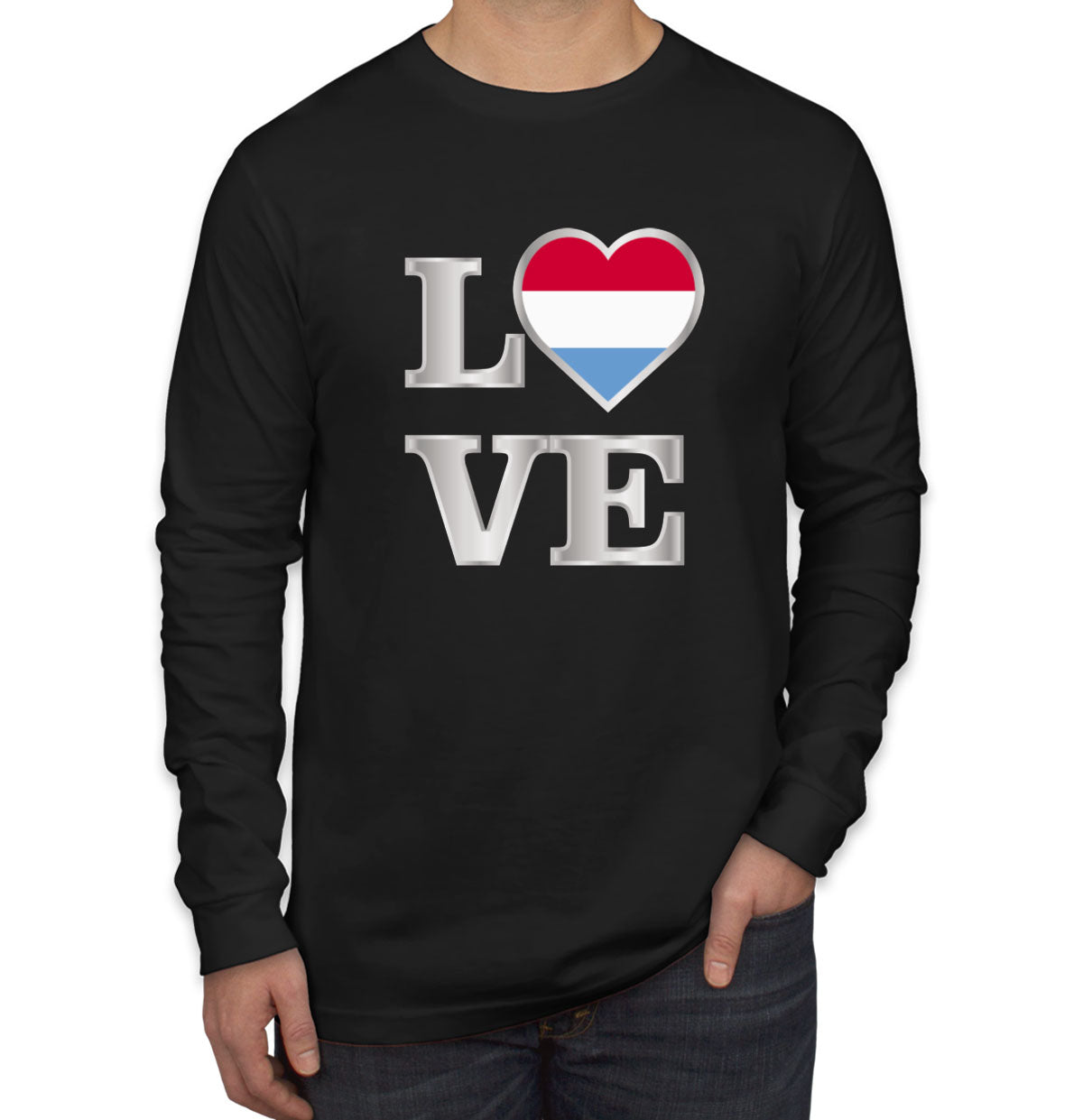 Luxembourg Love Long Sleeve Shirt