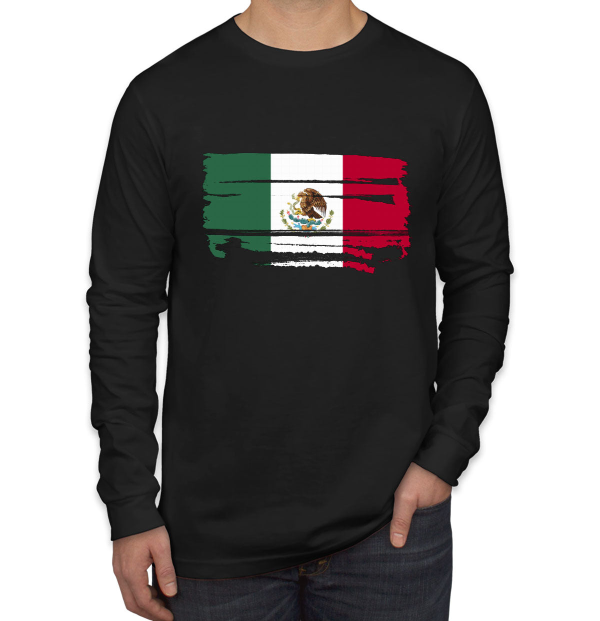 Mexico Flag Long Sleeve Shirt