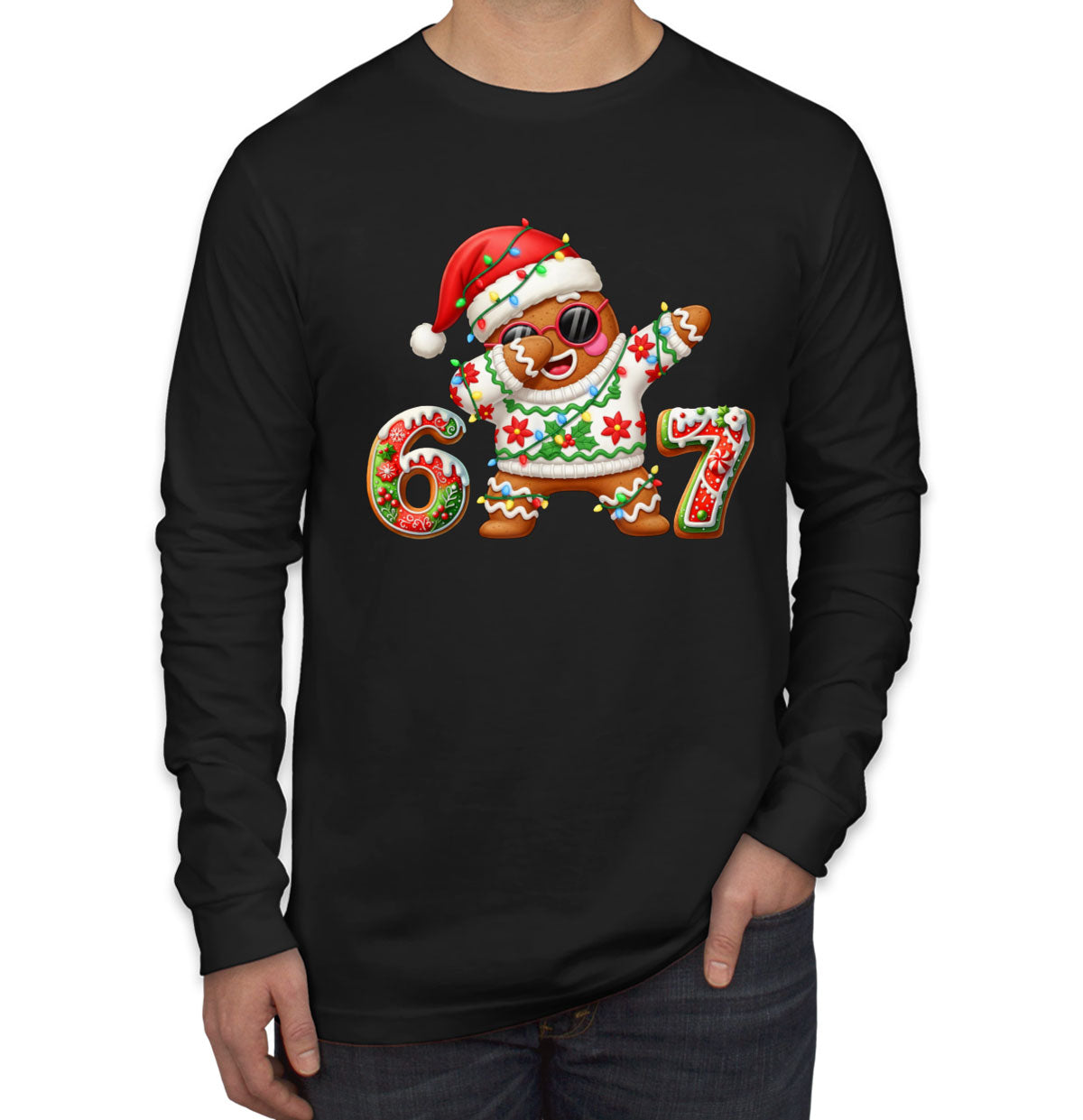 67 Sixty Seven Christmas Men's Long Sleeve Shirt