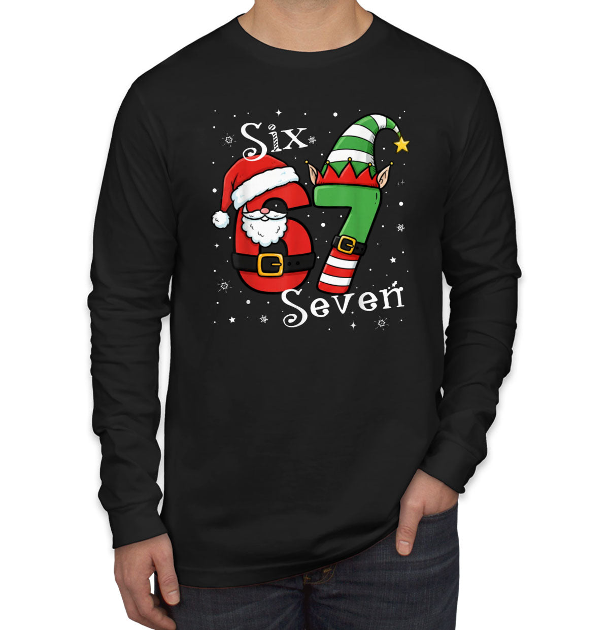 67 Sixty Seven Christmas Men's Long Sleeve Shirt