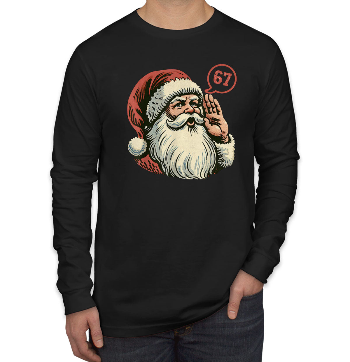 67 Sixty Seven Christmas Men's Long Sleeve Shirt