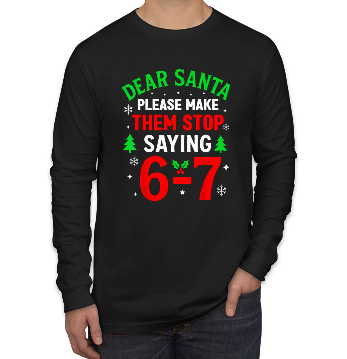 67 Sixty Seven Christmas Men's Long Sleeve Shirt