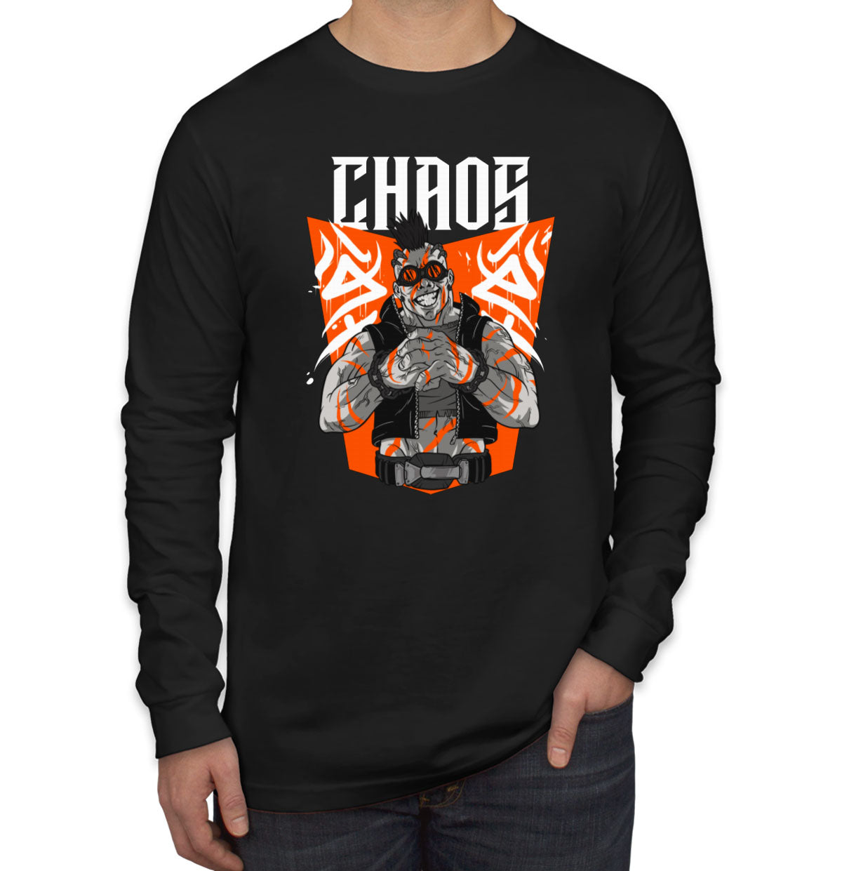 Steampunk Chaos Anime Long Sleeve Shirt