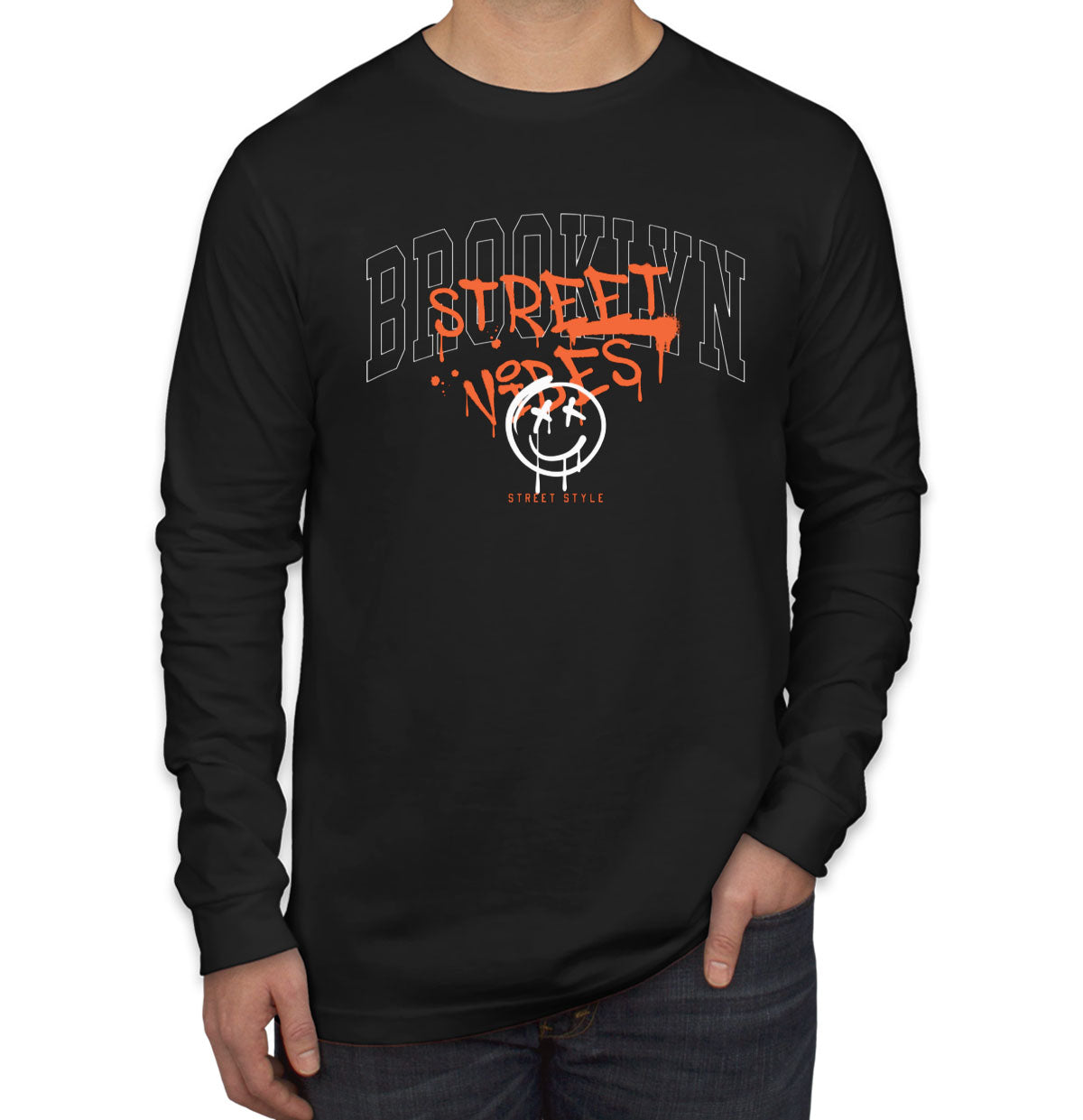 Street Vibes Brooklyn Men's Long Sleeve Shirt