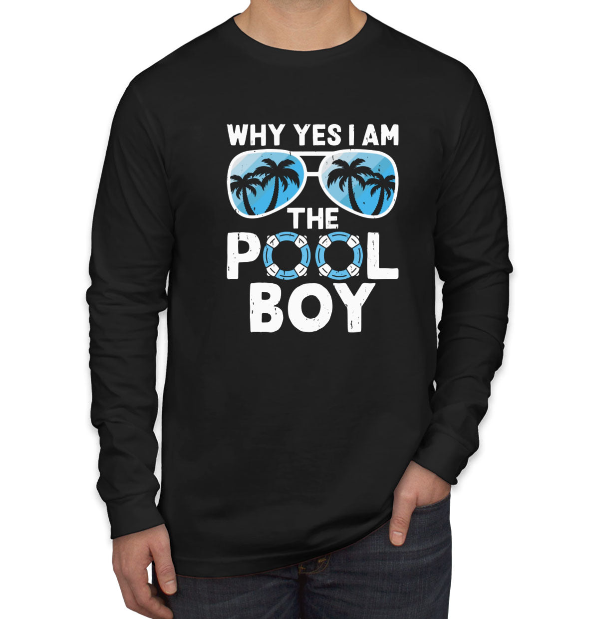 Swim Boy Men's Long Sleeve Shirt