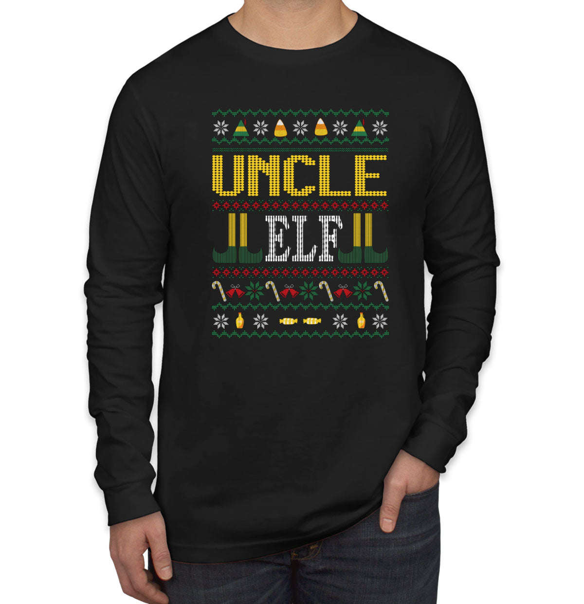 Uncle Elf Men's Long Sleeve Shirt