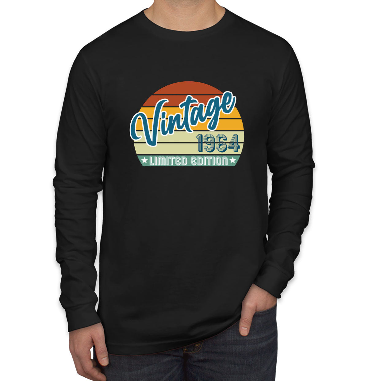 Vintage [Custom Year] Limited Edition Birthday Men's Long Sleeve Shirt
