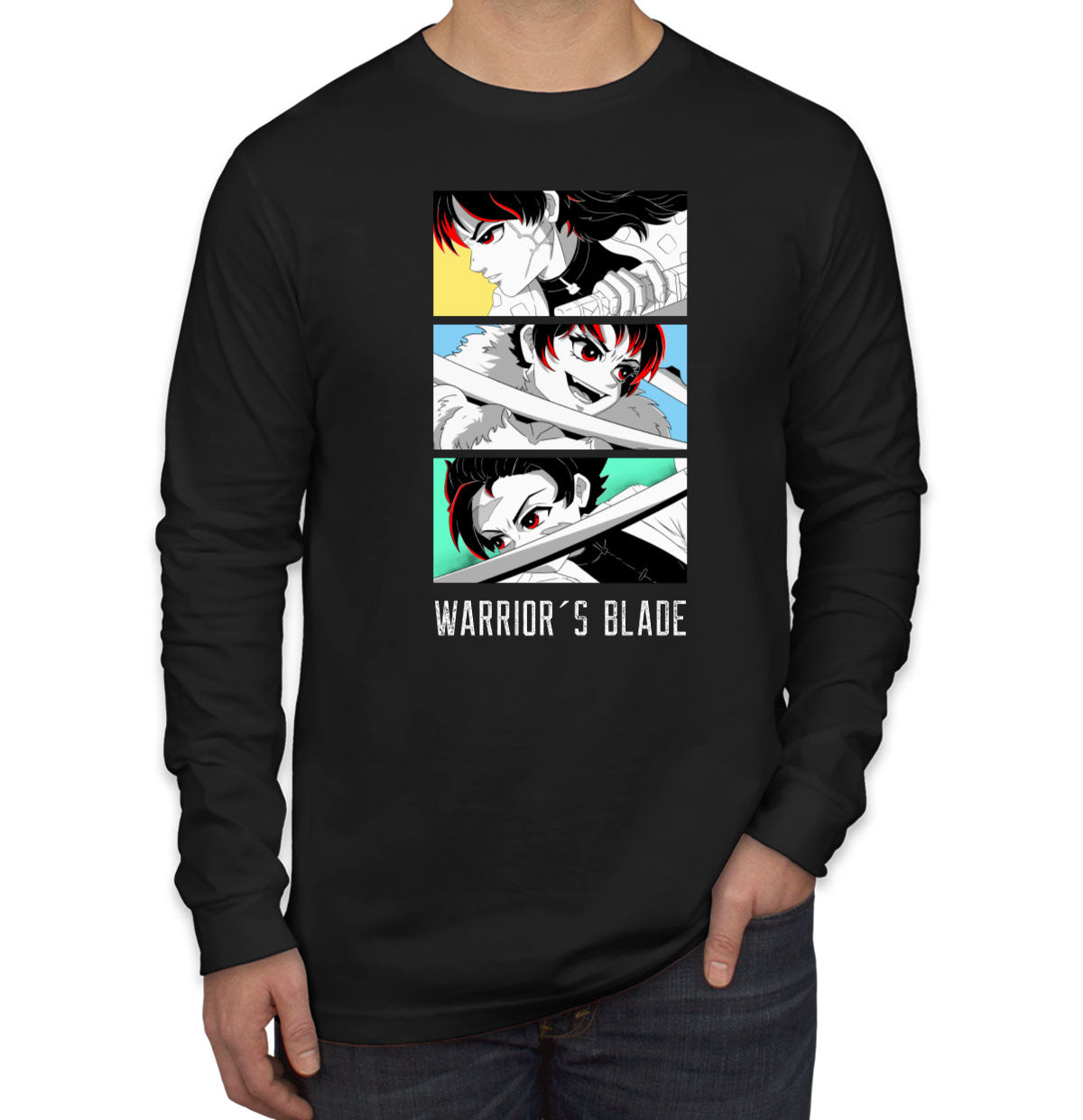 Warrior's Blade Anime Long Sleeve Shirt