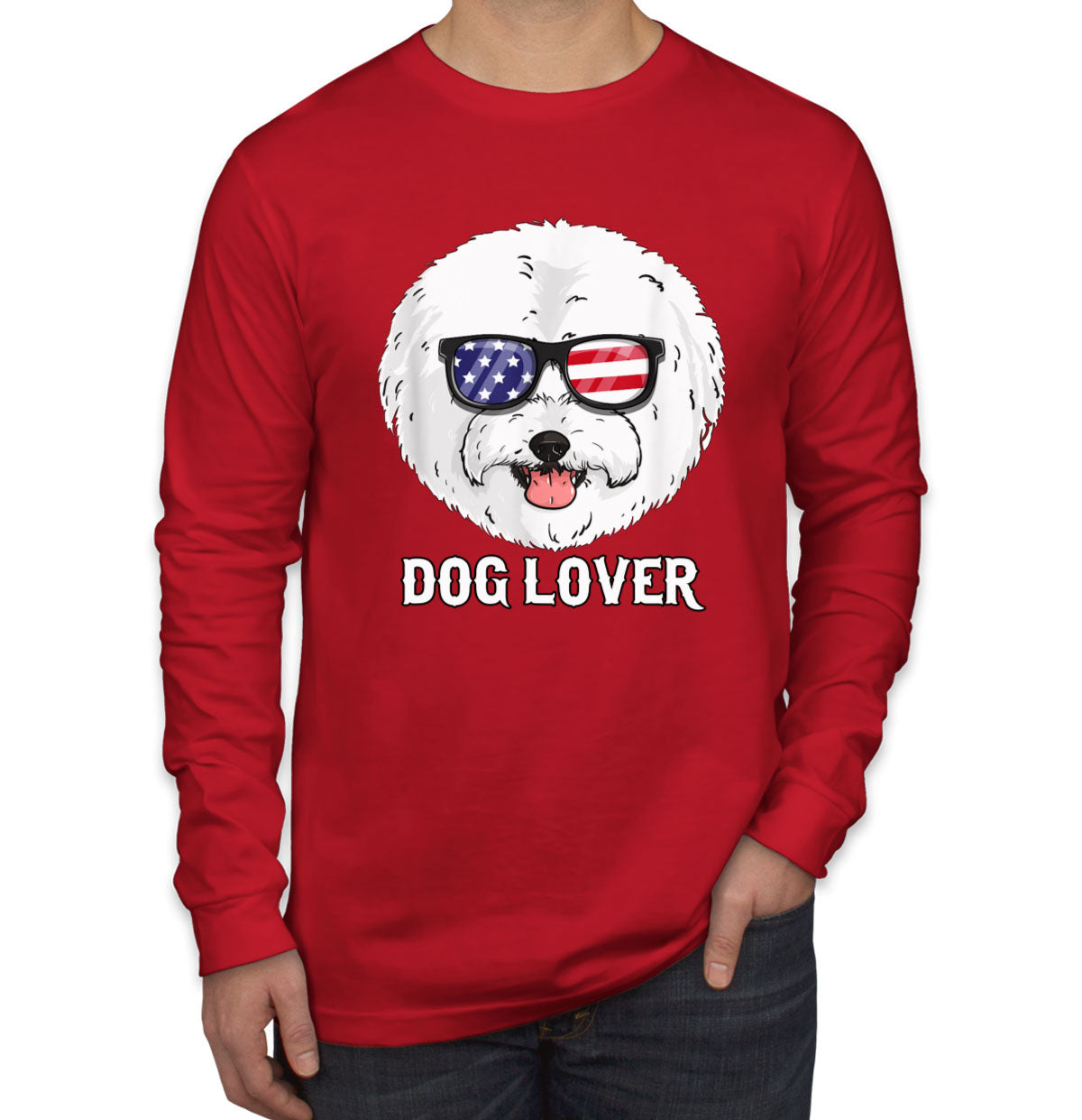 Bichon Frise Dog Lover Long Sleeve Shirt