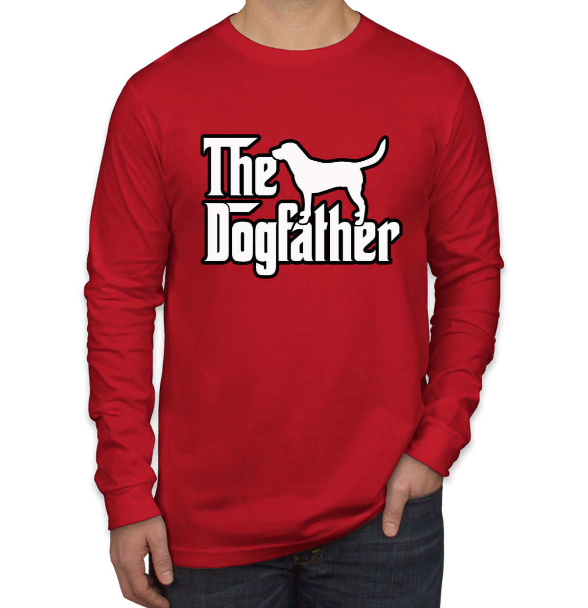 The Dogfather Father's Day Long Sleeve Shirt