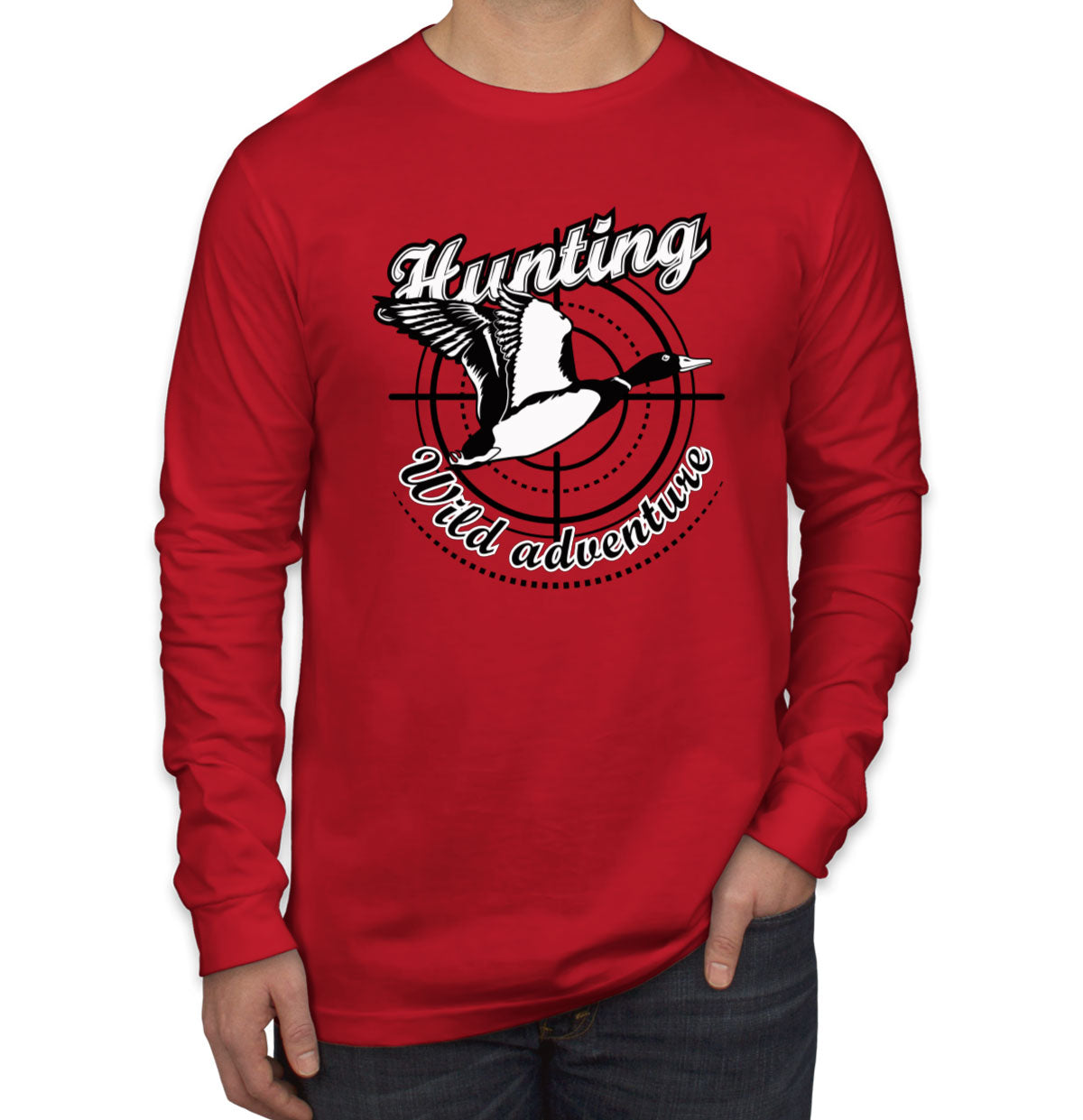 Hunting Wild Adventure Men's Long Sleeve Shirt