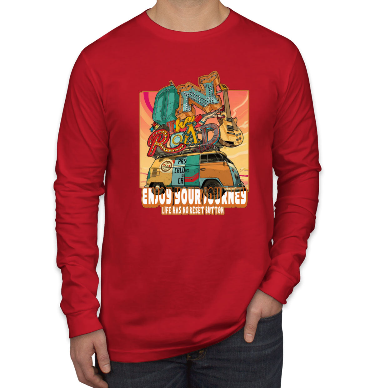 Vintage Van Men's Long Sleeve Shirt