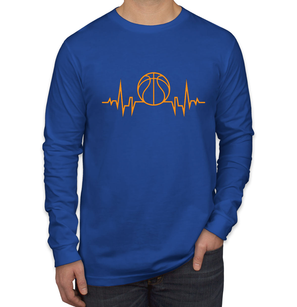 Basketball Lifeline Men's Long Sleeve Shirt