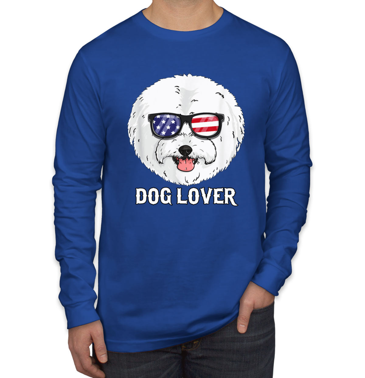 Bichon Frise Dog Lover Long Sleeve Shirt