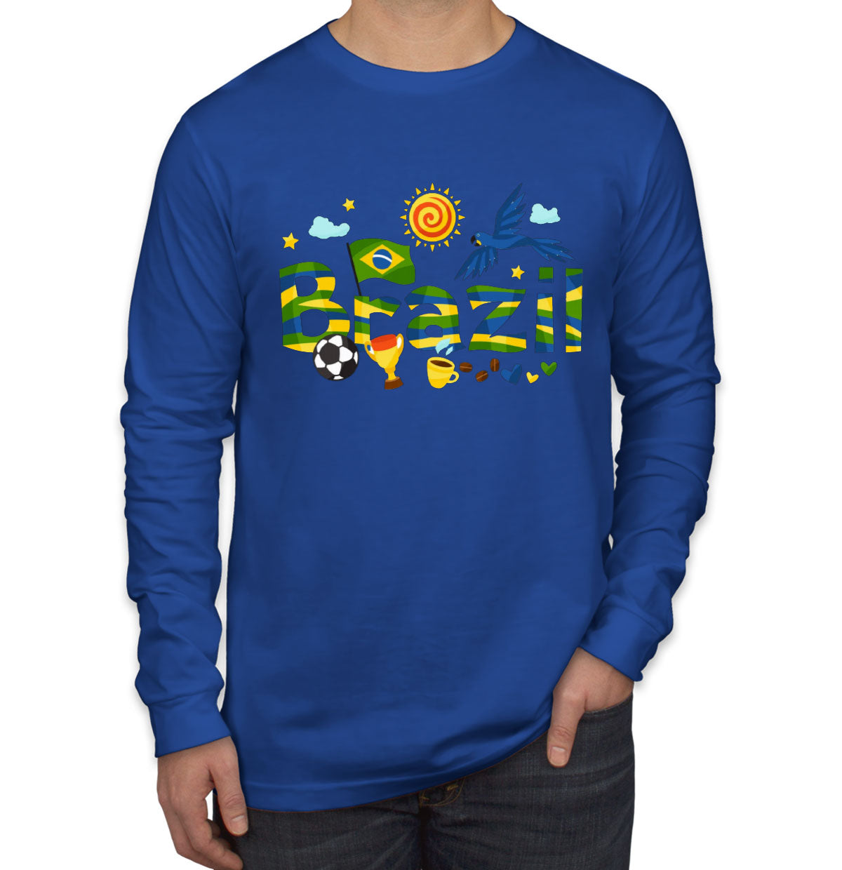 Brazil Objects Long Sleeve Shirt