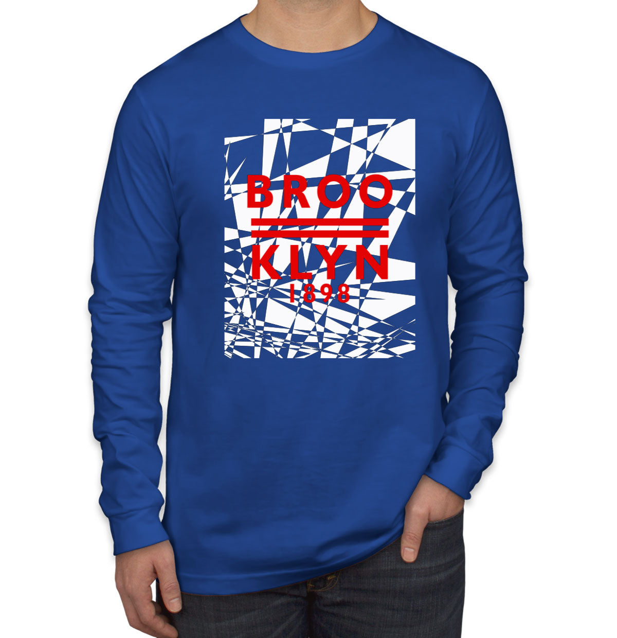 Brooklyn 1898 New York Men's Long Sleeve Shirt